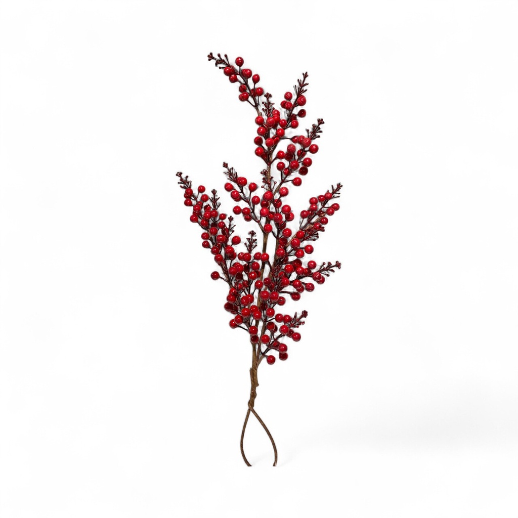RAMA FRUTO ROJO 95CM