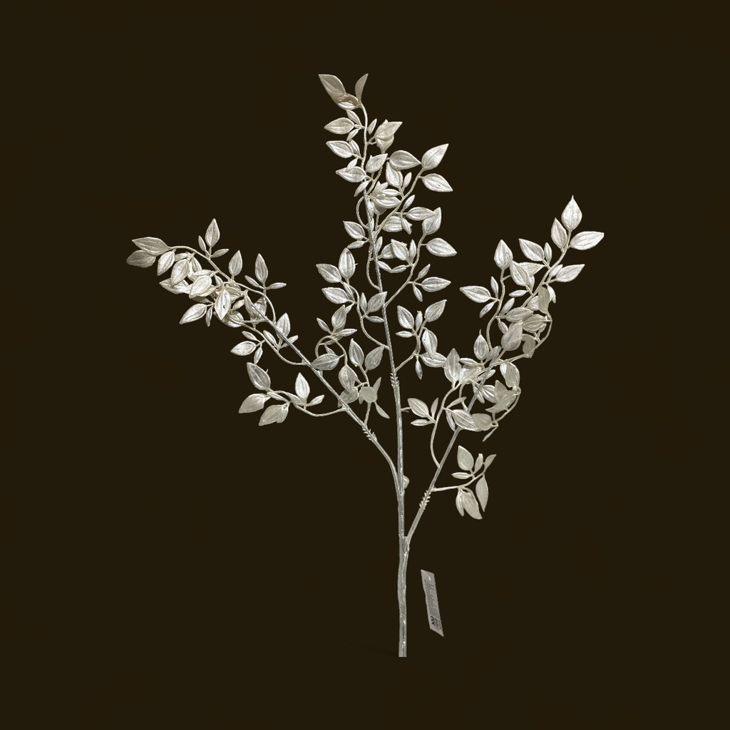 RAMA HOJITAS BLANCA 75CM