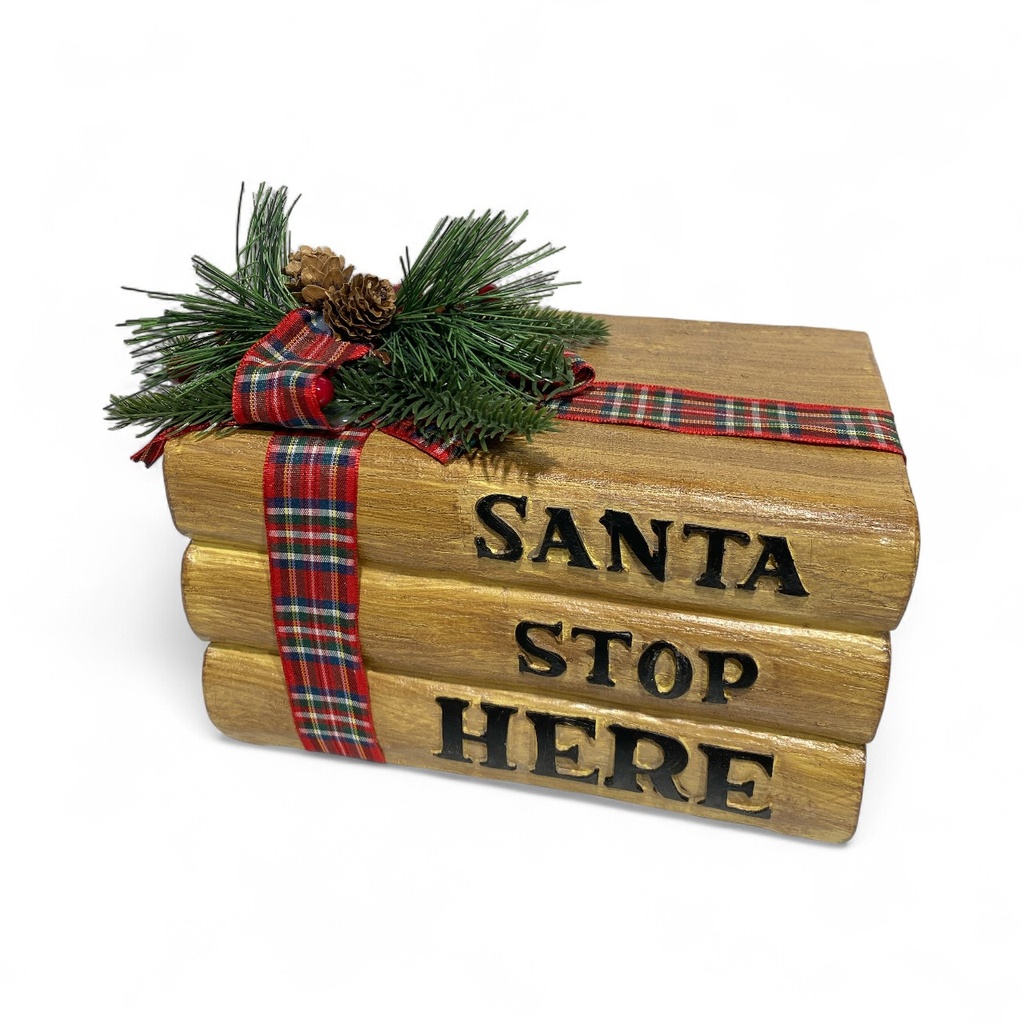 LIBRO DECORATIVO NAVIDEÑO 22X15CM REF:TG631757