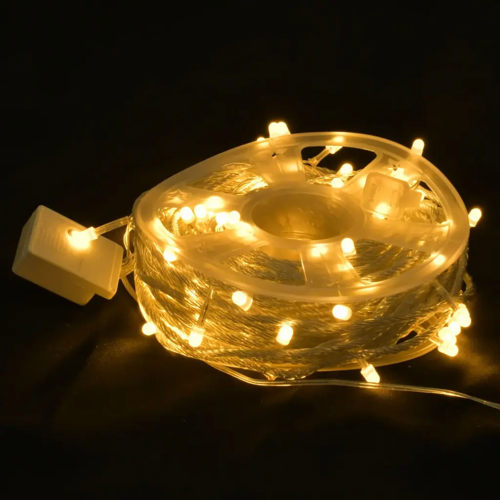 GUIRNALDA 120 LUCES LED CÁLIDA 8MM 30MTS REF:AL-25S005