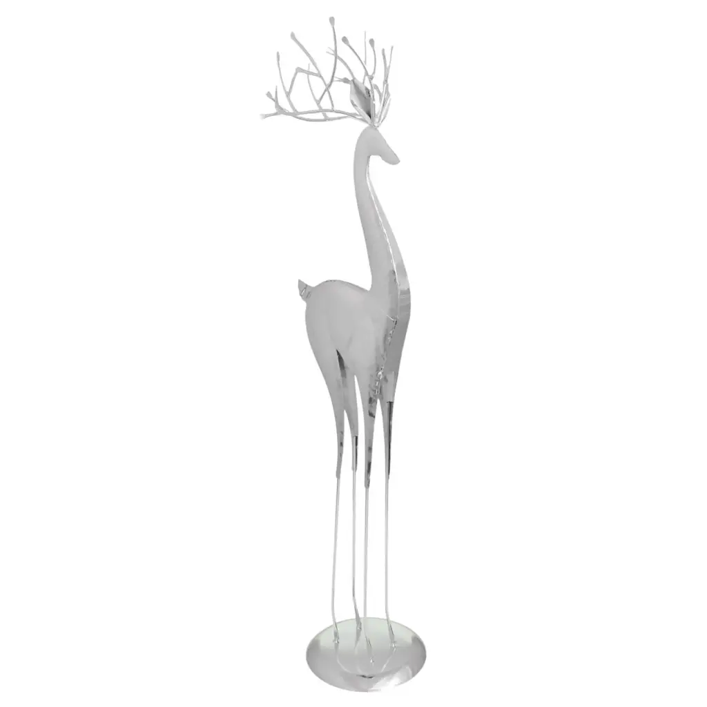 RENO PLATEADO METAL  TG100660. 73CM