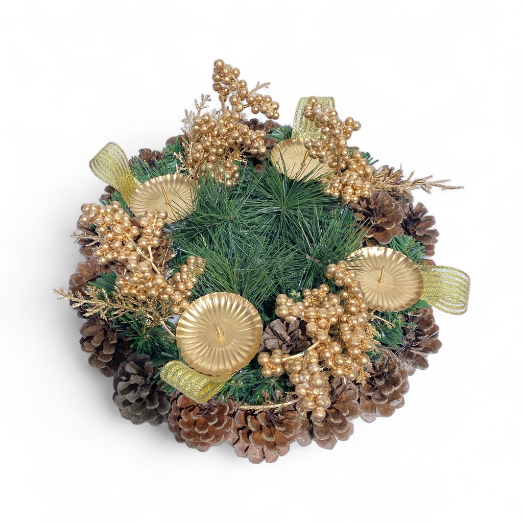 CORONA DE ADVIENTO 30CM REF:D38-0743/3