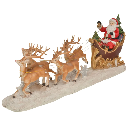PAPA NOEL EN TRINEO DECOR 74X32CM REF:TG632797