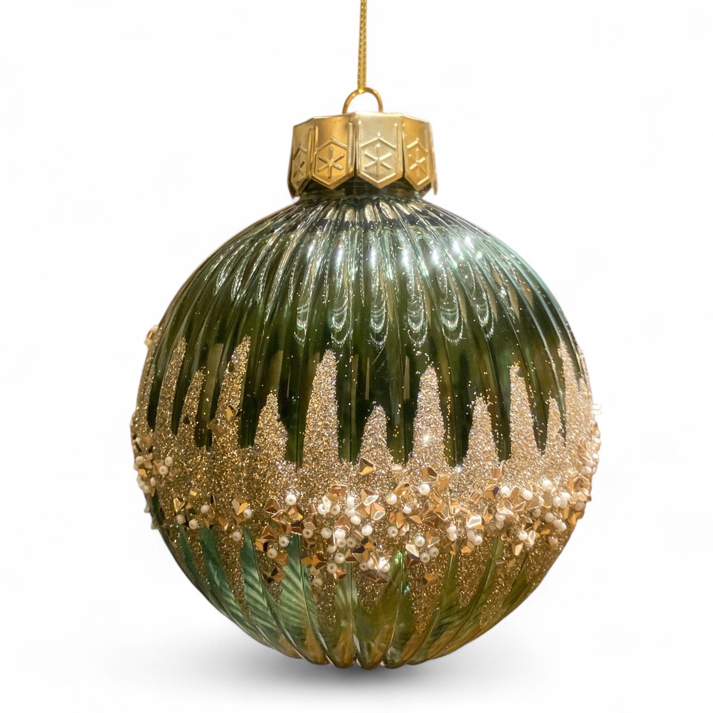 ESFERA NAVIDAD 12CM VERDE REF:ES26666