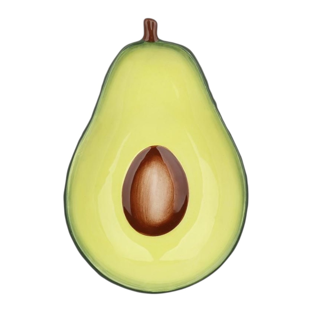 PLATO TENDIDO AGUACATE 18X13CM REF:NH21F3908