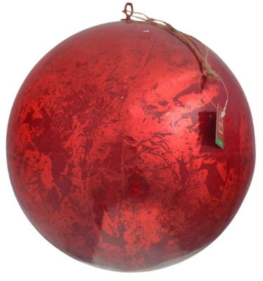 ESFERA NAVIDAD 30CM ROJA REF: ES26540
