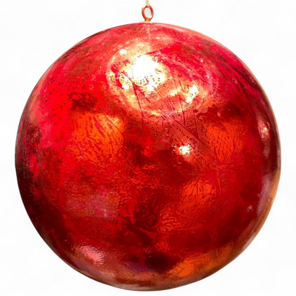 ESFERA NAVIDAD ROJA REF: ES26540  30CM