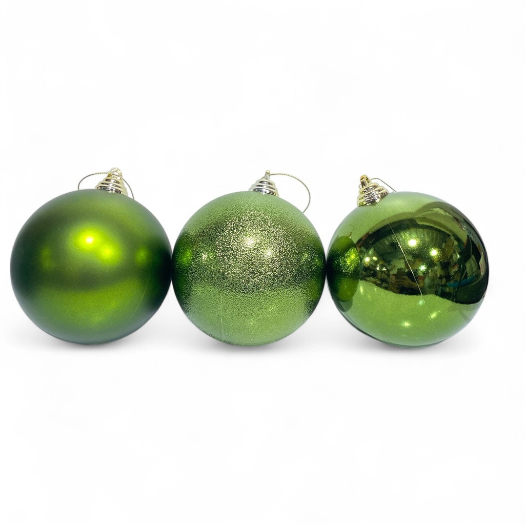 ESFERA NAVIDAD 12CM VERDE ES26676