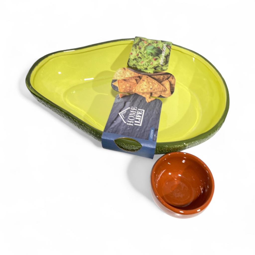 PORTA BOCADITO AGUACATE, DOLOMITA, 2PZ. REF:LD25019. 35X25X7CM