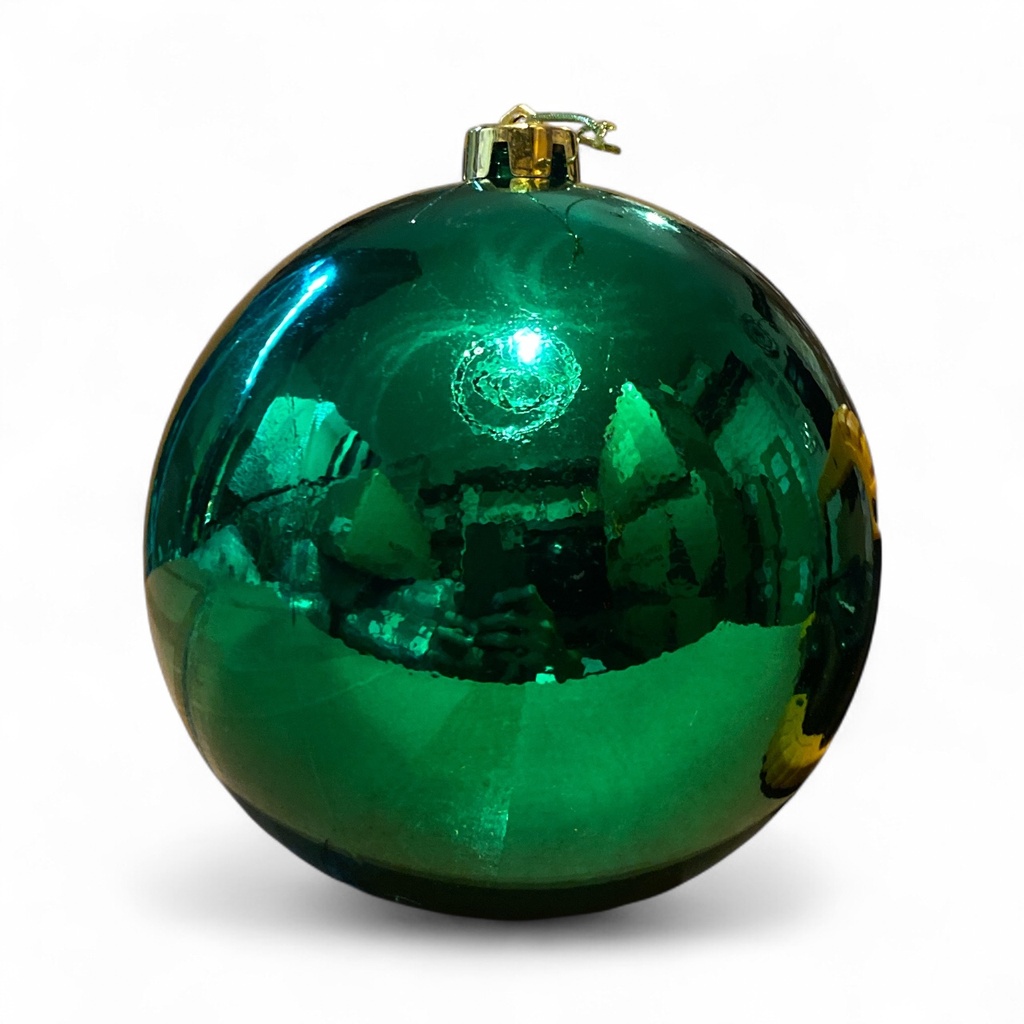 ESFERA NAVIDAD 15CM VERDE  REF:ES27329