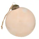 ESFERA NAVIDAD BEIGE/CAFE SETX2PZ. ES26889.  Ø10CM