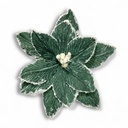 FLOR NAVIDEÑA VERDE OLIVA, REF:LG-25184, 26X29CM 