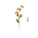 CRISANTEMO ARTF. NARANJA, REF:CH04040955, 60CM