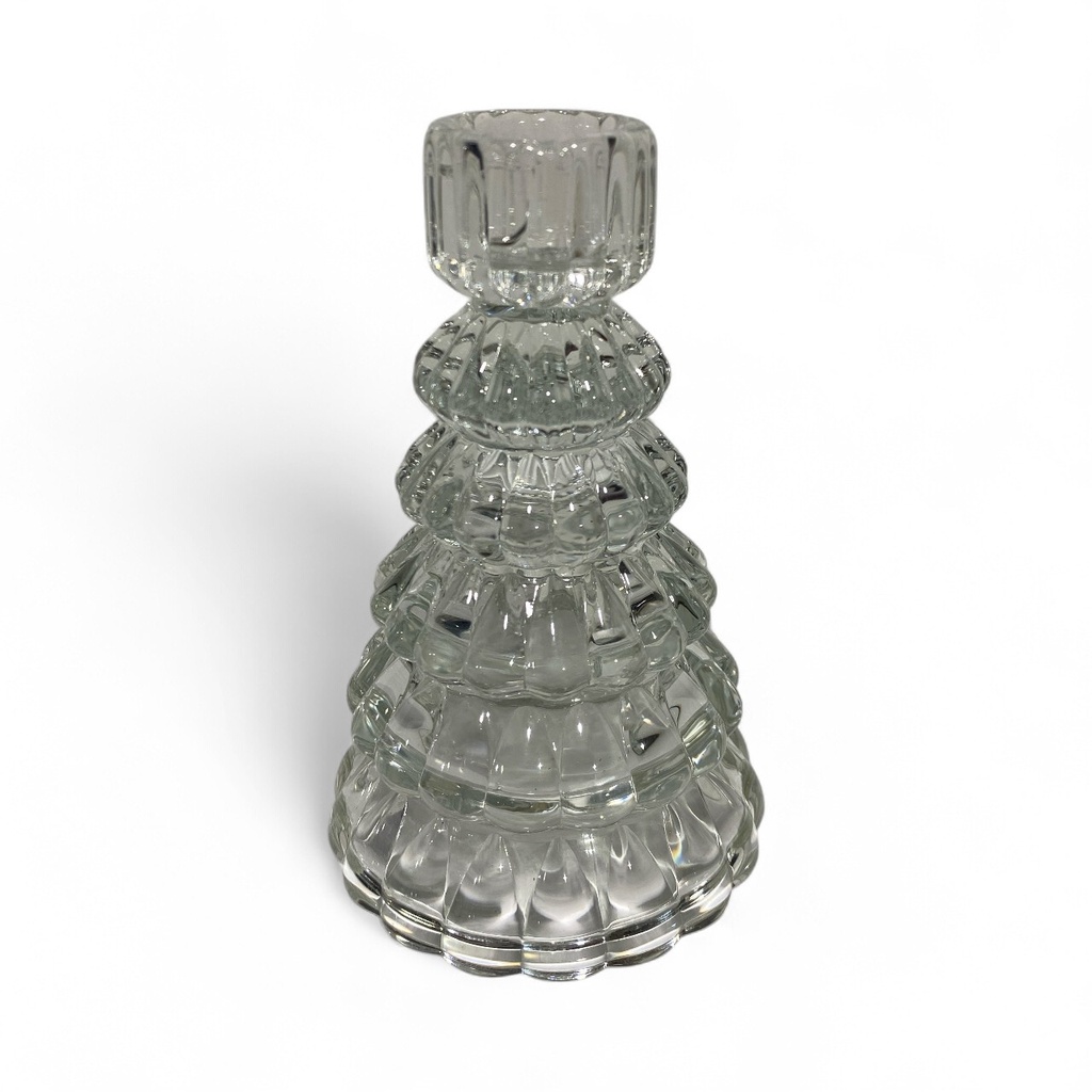 CANDELABRO DE VIDRIO ARBOL, REF:ES24609, 13X8CM