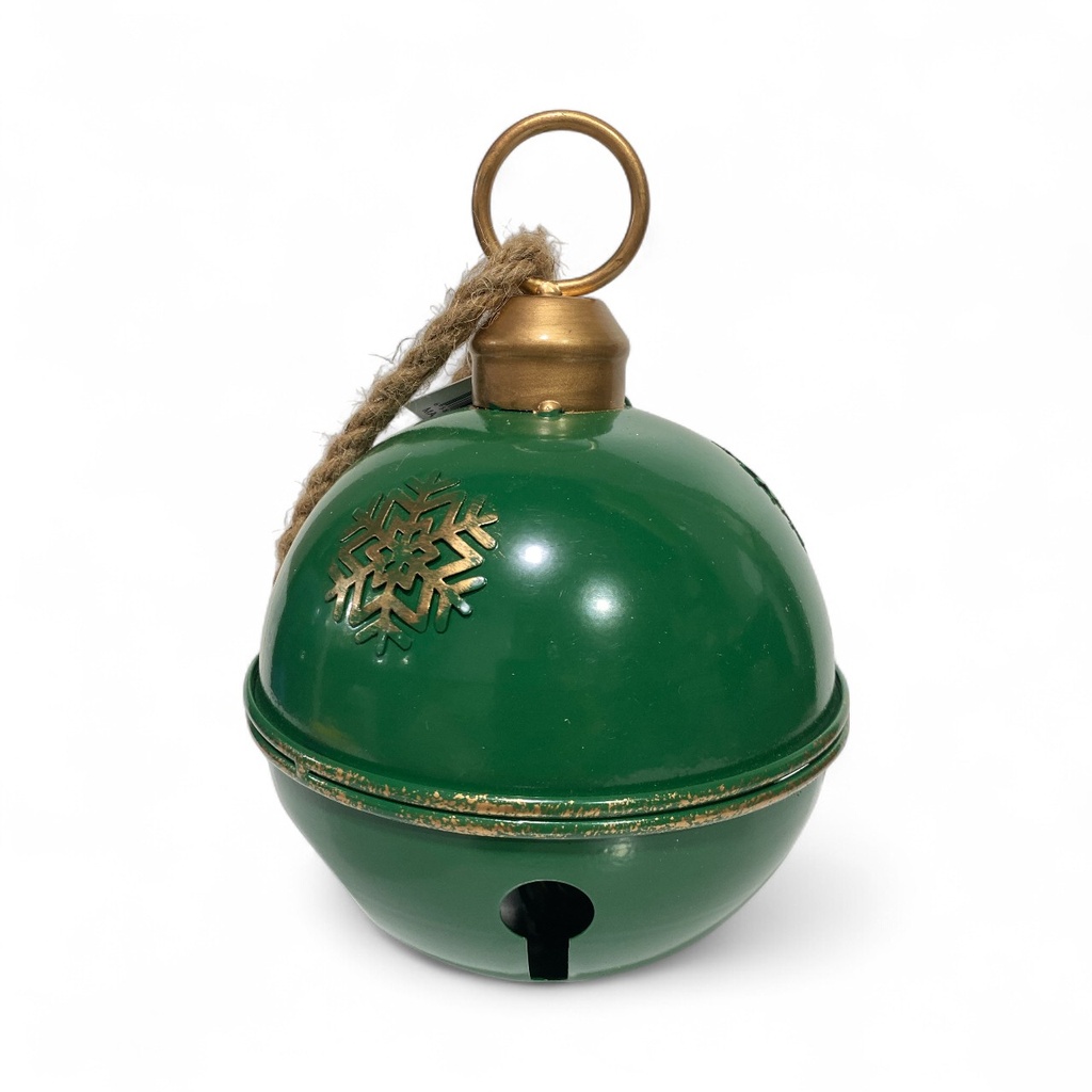 CASCABEL NAVIDEÑO VERDE REF:ES27079 16X23CM