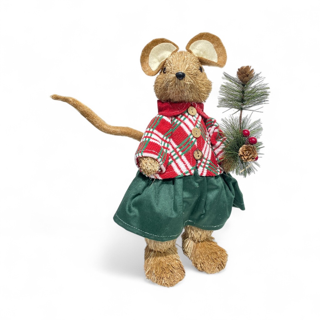 RATONA CON VESTIDO 24X15X37CM