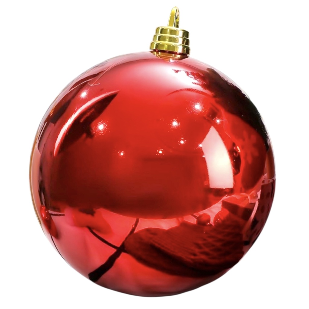 ESFERA NAVIDAD 30CM ROJA