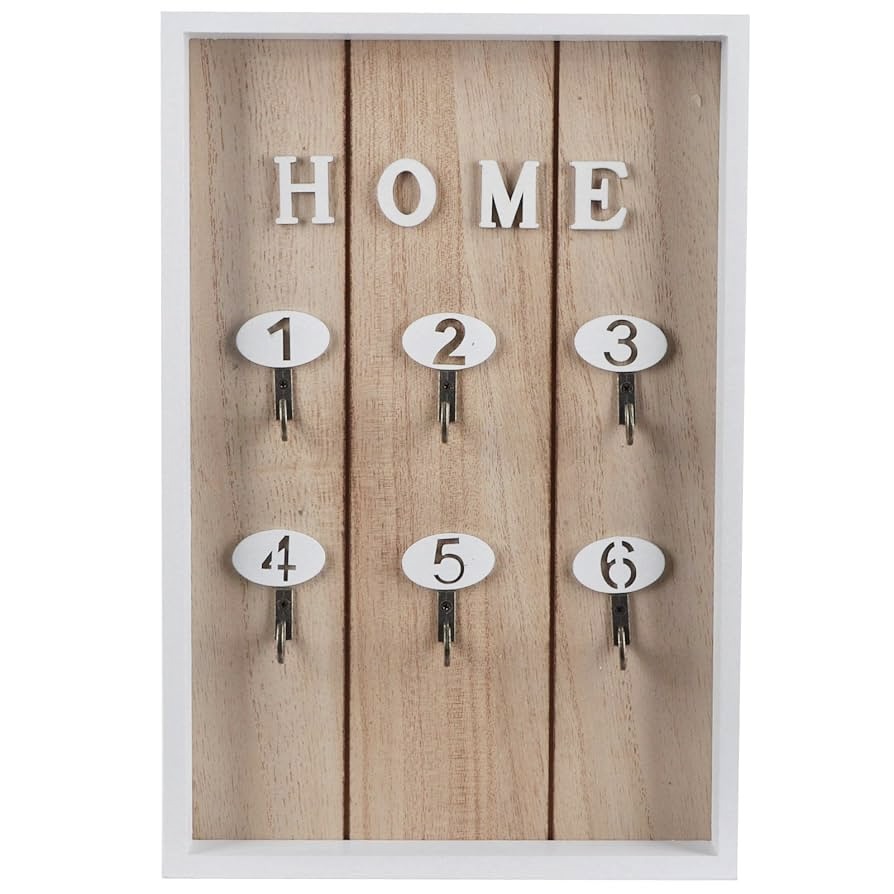 ORGANIZADOR DE LLAVES MADERA REF:HM0898 20.5X3X30CM