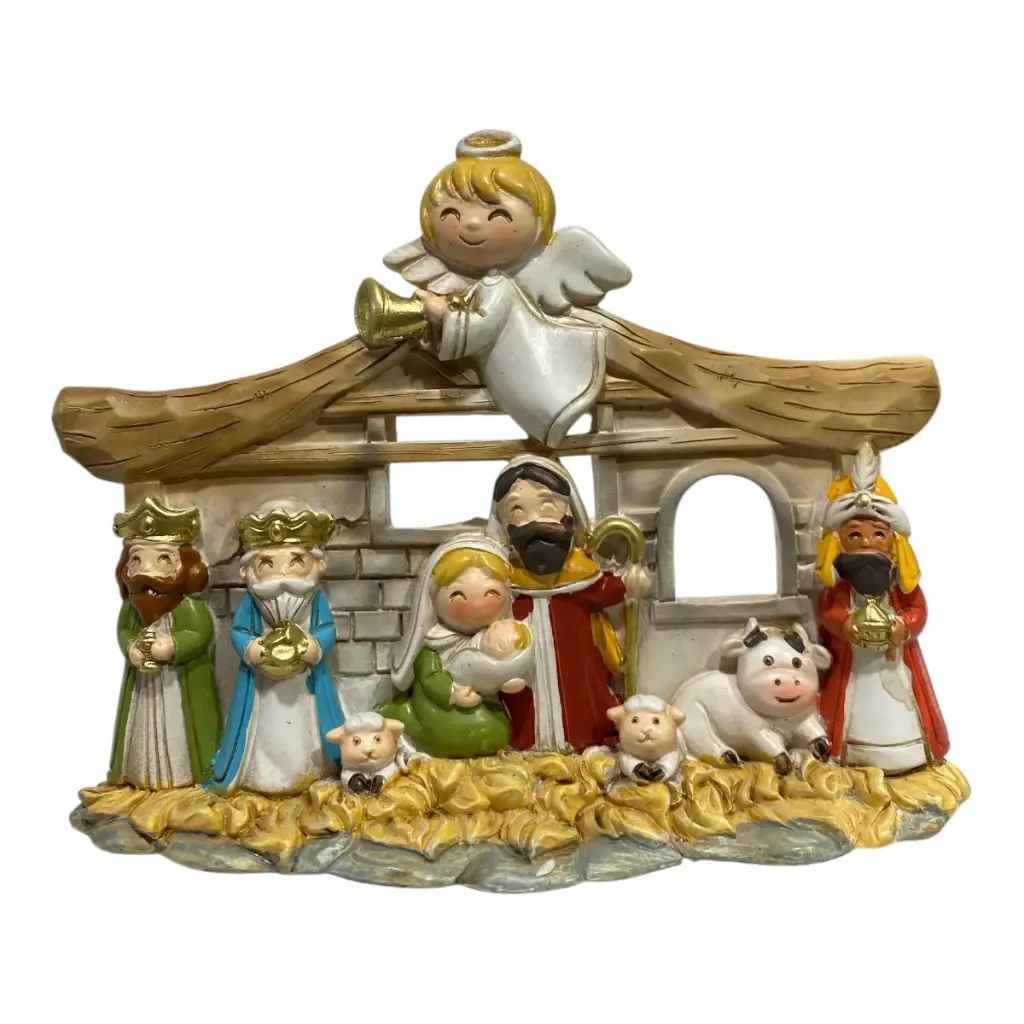NACIMIENTO PEQUEÑO POLIRESINA 1PZS. 15X3.5X11CM
