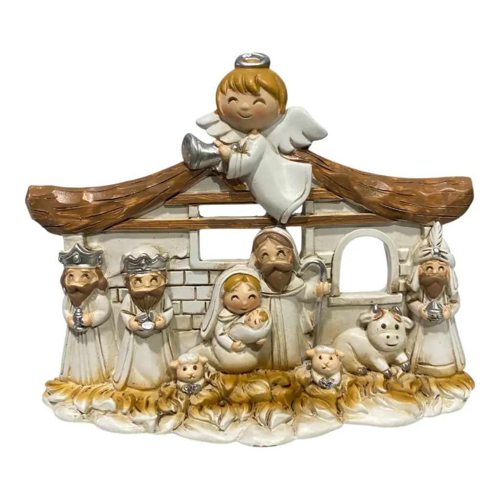 NACIMIENTO PEQUEÑO POLIRESINA 1PZS. 15X3.5X11CM