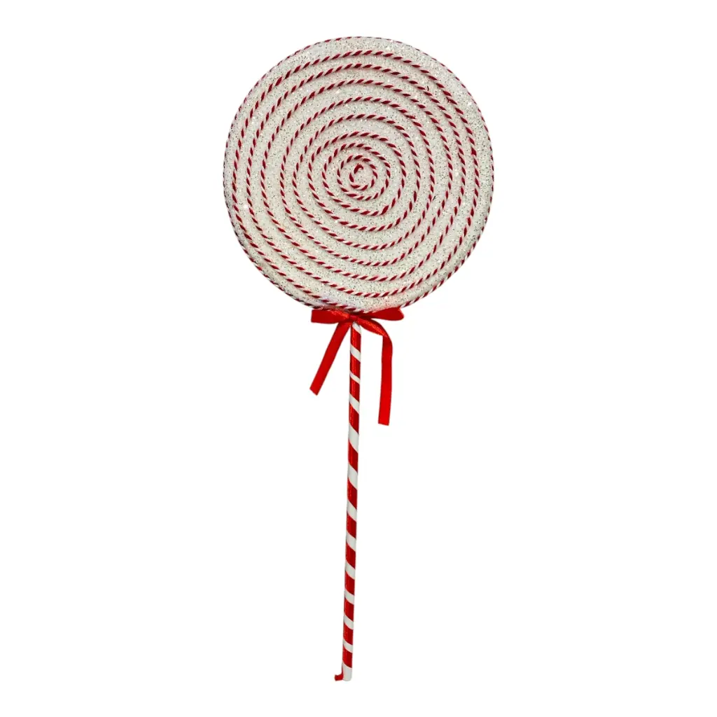 PALETA CARAMELO NAVIDEÑA CANDY Ø20X50CM