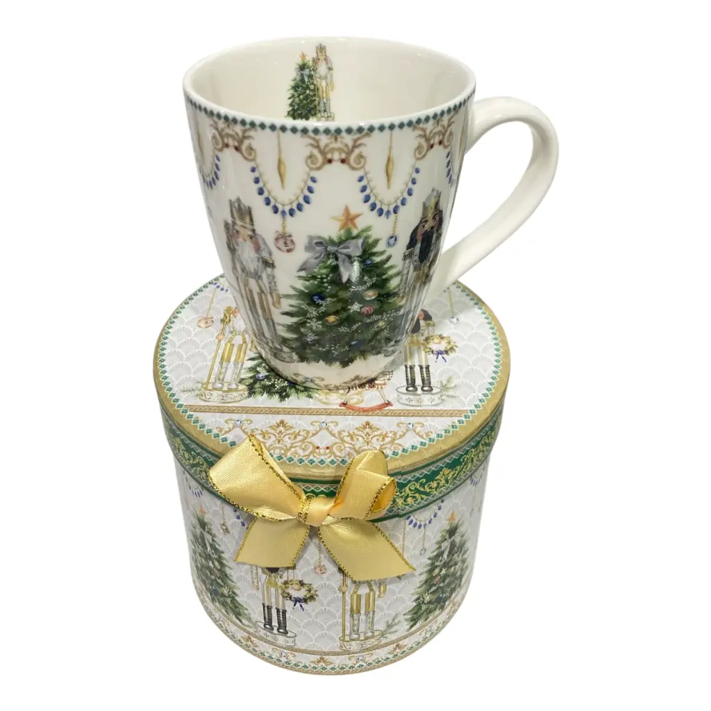 TAZA CASCANUEZ NAVIDEÑA PORCELANA 300CC