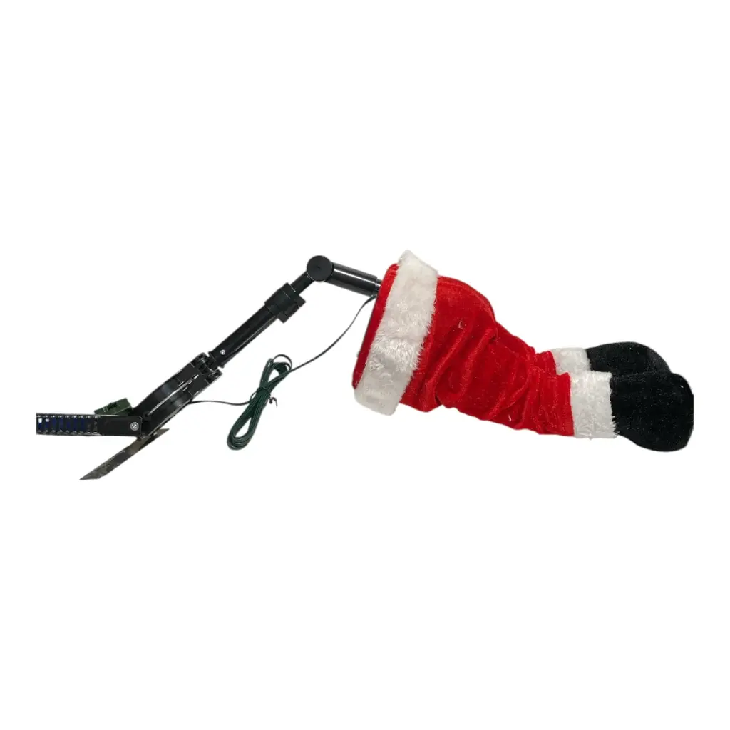 PIERNAS NOEL PARA ARBOL NAVIDAD CON MOVIMIENTO CONECTOR USB 32CM AL EXTERIOR Y TOTAL 60CM A LA BASE
