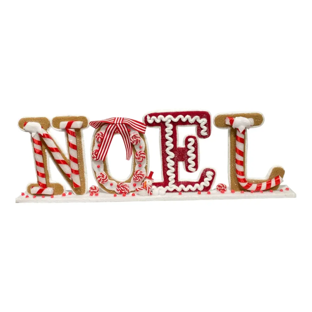LETRERO CARAMELO NOEL 61X5X20CM