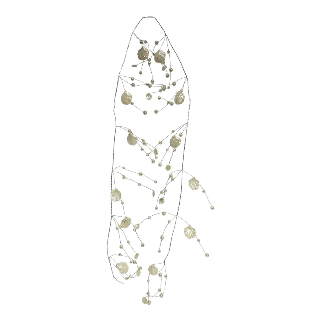 RAMA CONCHAS Y PERLAS NACARADAS 150CM