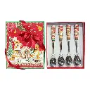 CUCHARAS JENGIBRE SETX4PZS. 14X17X2CM Y 15CM CADA CUCHARITA