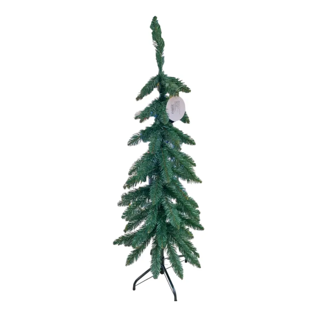 ARBOL DE NAVIDAD TRADICIONAL PUNTA FORMA PLUMA 120CM Ref:0706