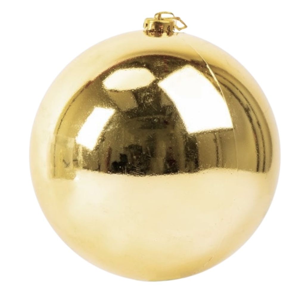 ESFERA NAVIDAD 20CM DORADA PREMIUM