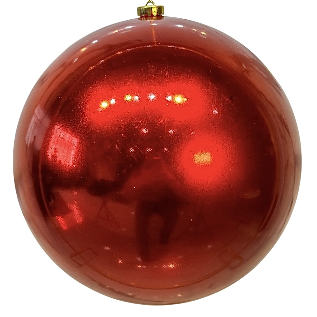 ESFERA NAVIDAD 25CM ROJA