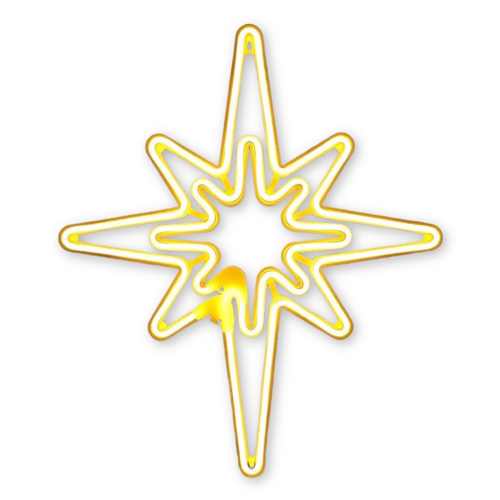 LUZ LED ESTRELLA BELEN CALIDA 44X52CM