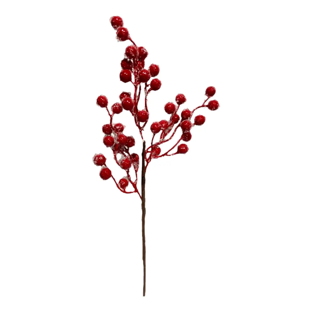 RAMA NAVIDEÑA FRUTOS ROJOS/HIELO ARTF. 45CM  