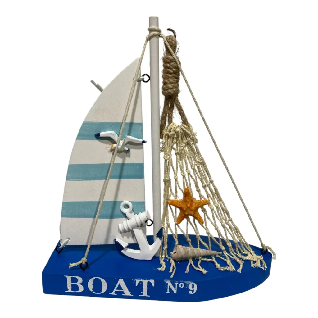 BARCO DE MADERA DECOR 20X7X22CM