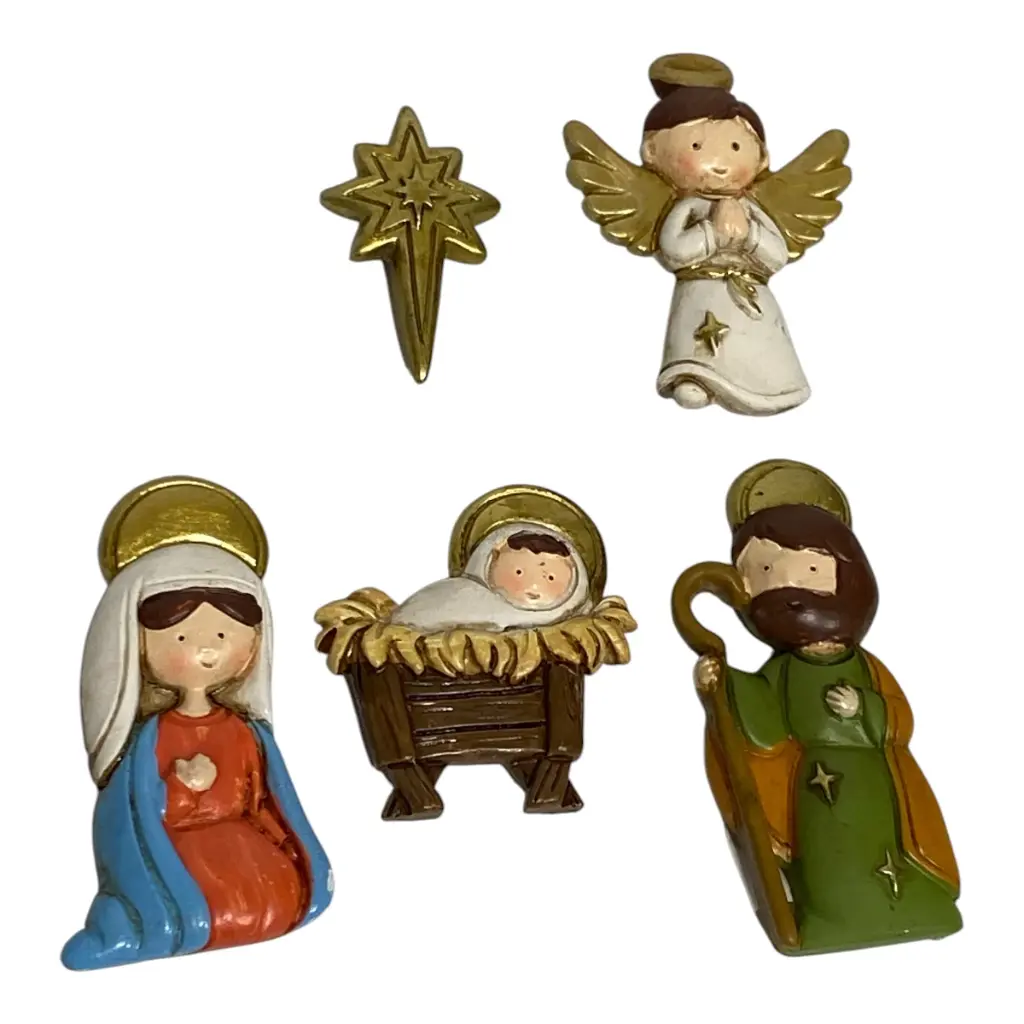 MAGNETICO NACIMIENTO MINI 5PZ. 6.5CM