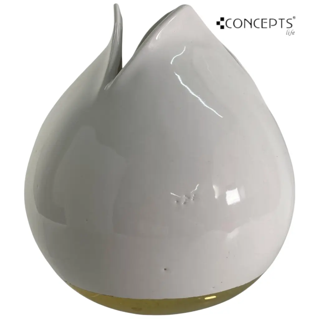 FLORERO PORCELANA BLANCO CONCEPTS 16X16X16.5CM