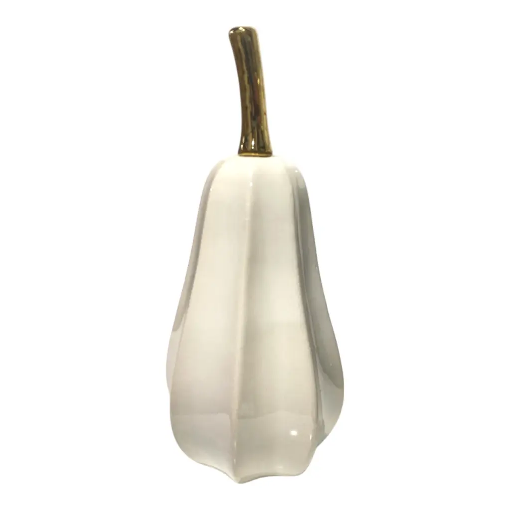 PERA DE PORCELANA BLANCA 11X11X24CM