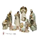 NACIMIENTO BEIGE RESINA TGGS-111876 11X11X31CM