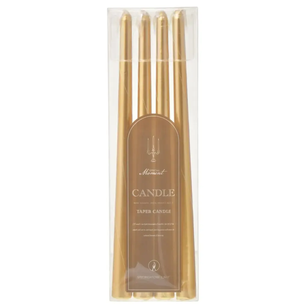 VELA DORADA 30CM UNIDAD REF:ES27710