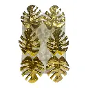 AROS DE SERVILLETA METALICOS CROMADOS DORADO SETX6PZ. 7X5CM