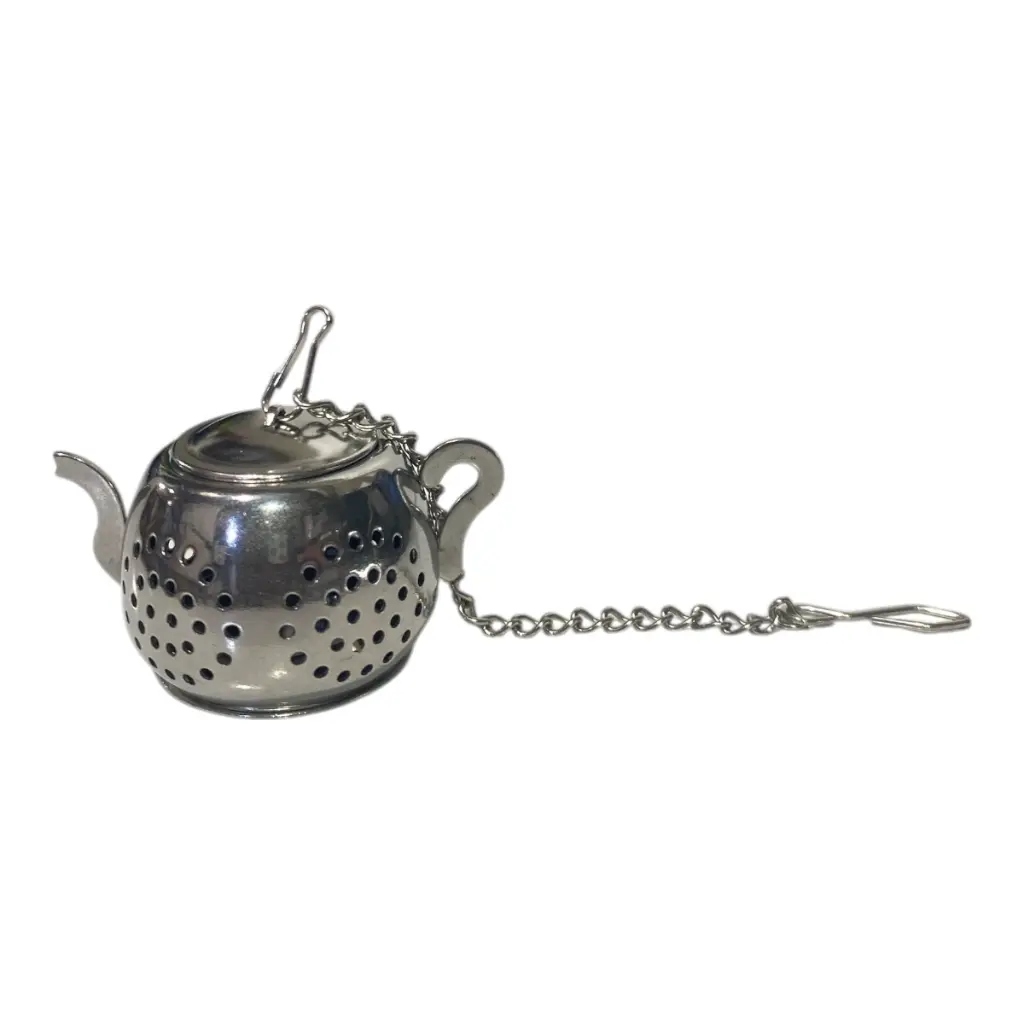 INFUSOR DE TE, FORMA DE TETERA DE ACERO 3.5X5X3CM