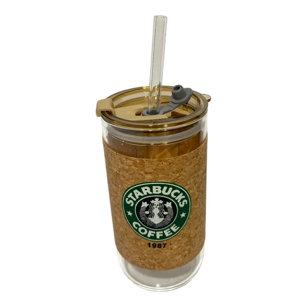 VASO STARBUCKS CON SORBETE DE VIDRIO 140ML