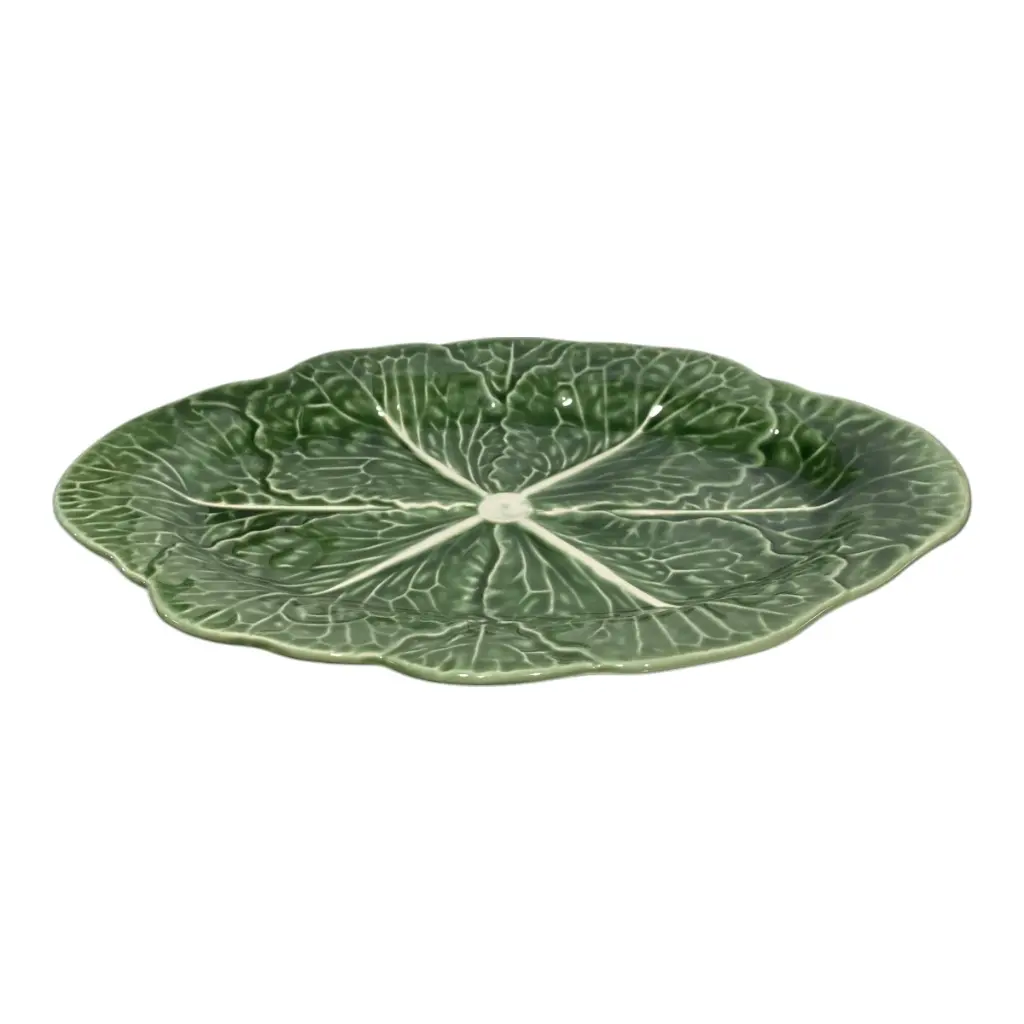BANDEJA DE PORCELANA LECHUGA REF:SAN5600 30.5X21X3CM