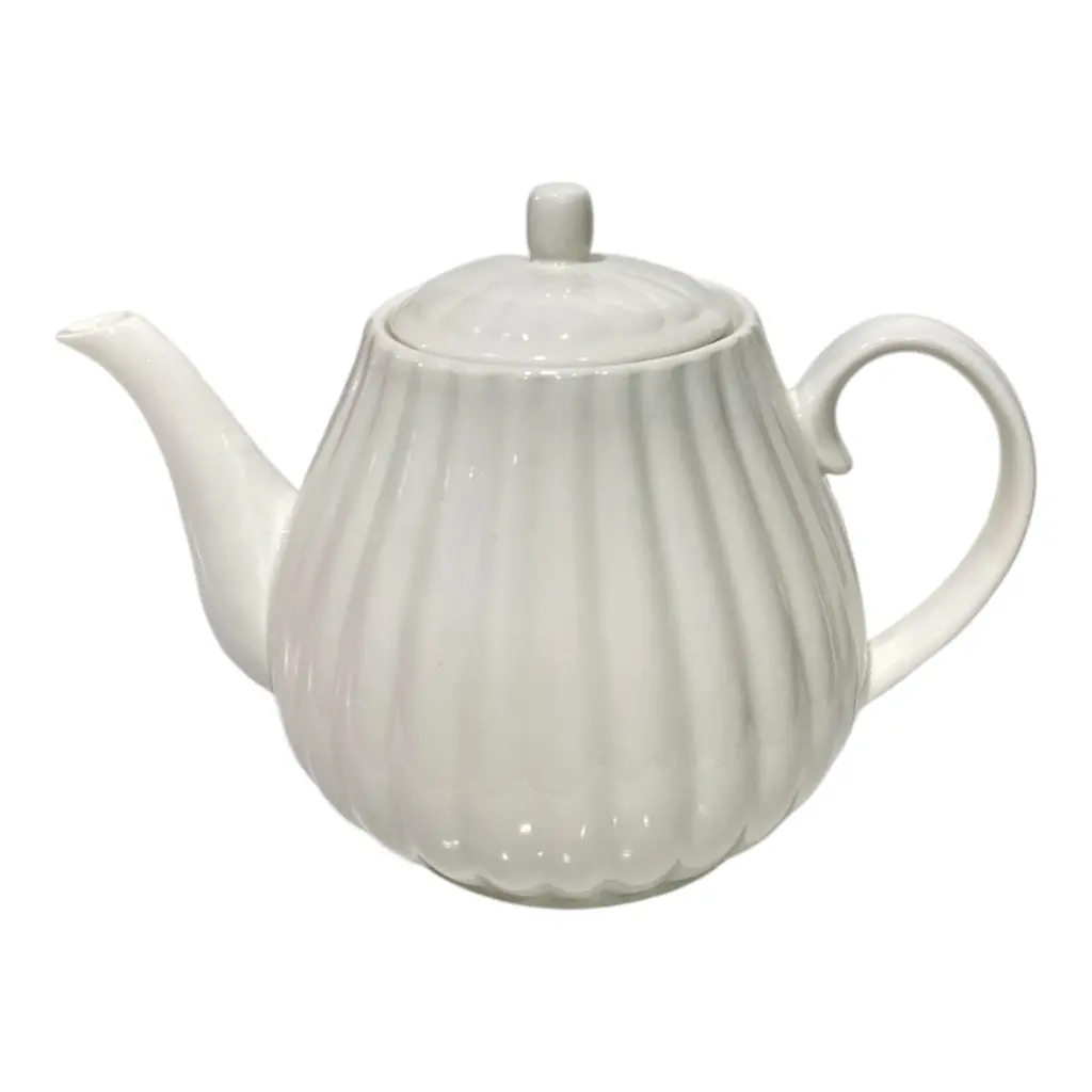 TETERA DE PORCELANA BLANCA 1.2 LITROS 