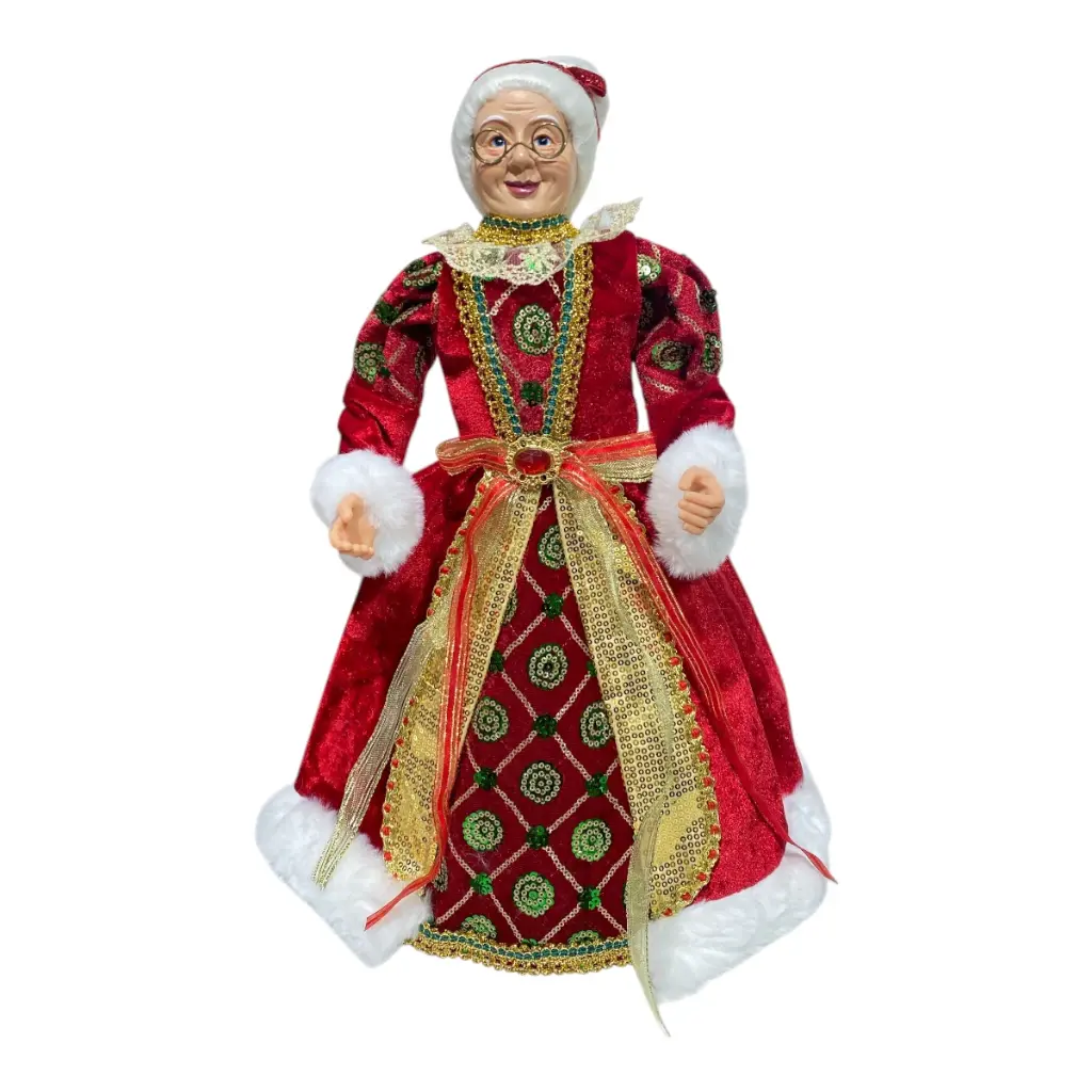 NOELA ROJO/DORADO 25X20X46CM