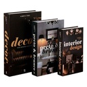 SET DE 3 LIBROS DECORATIVOS 17.5X27X5.5CM