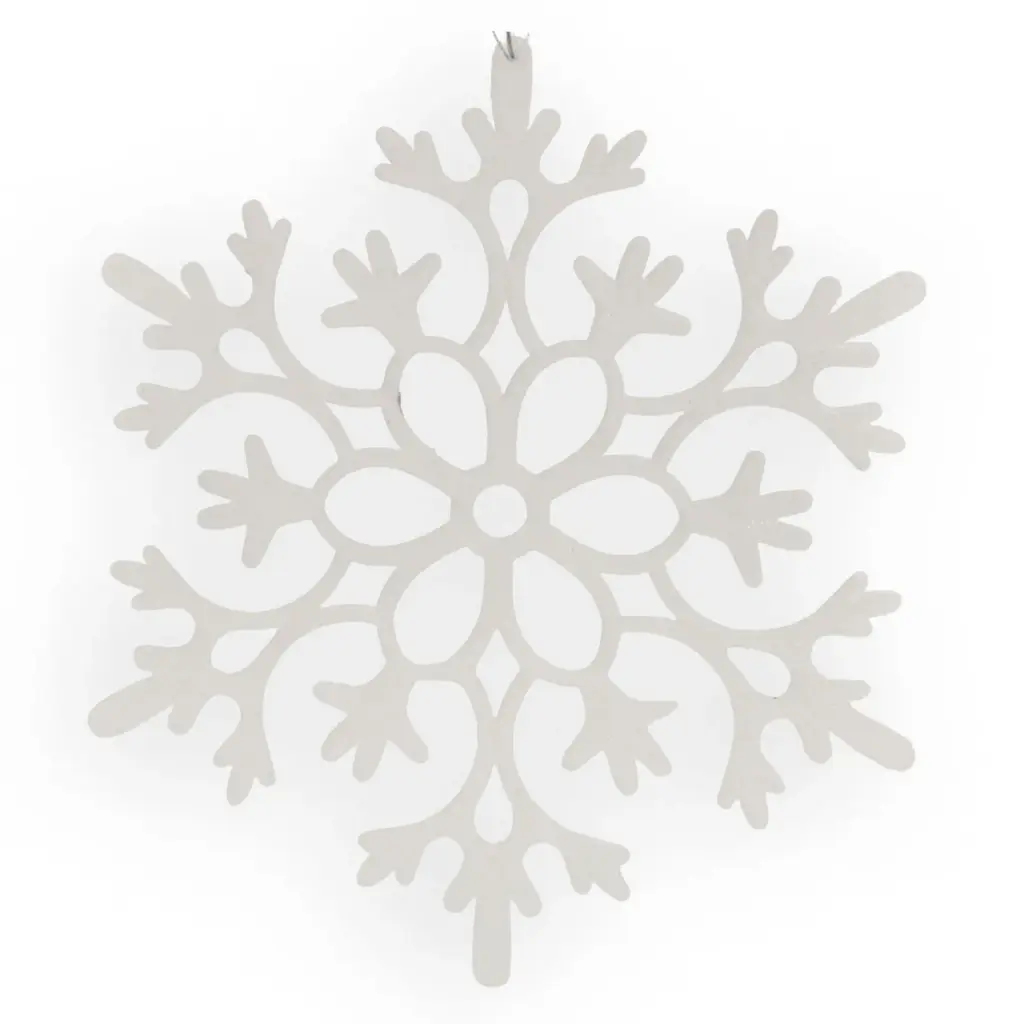 COLGANTE NAVIDEÑO COPO DE NIEVE REF:D11-21CT017 Ø30CM 