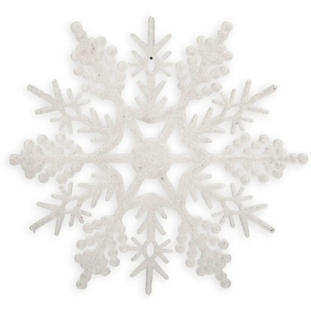 COLGANTE NAVIDEÑO COPO DE NIEVE REF:D11-21CT016 Ø30CM 